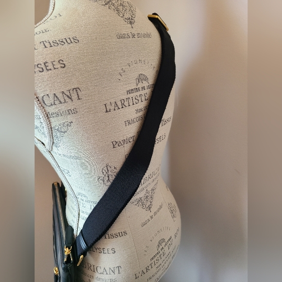 Burberry Elevated Smoked Check Beckley Slim Crossbody Chocolate Black - Picture 15 of 16